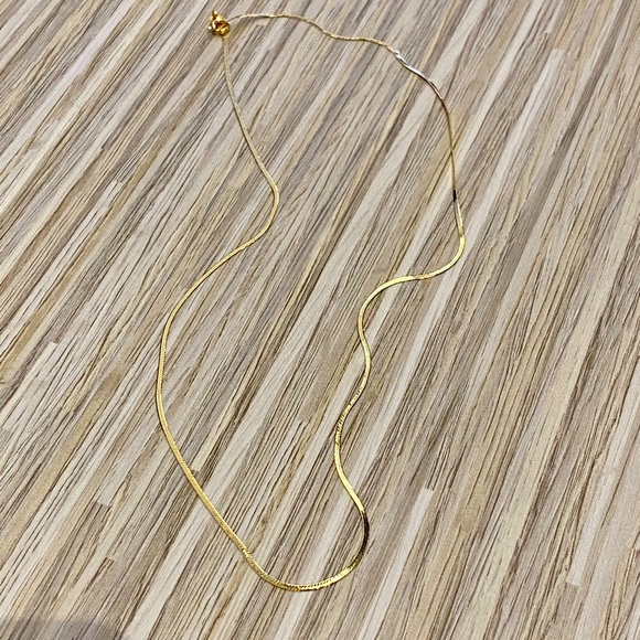 18K Gold Jade Chain - Picture 1 of 6
